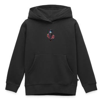 Le monde sombre et mystérieux du crâne gothique - Sweat Premium à capuche enfant bio - noir - Devant - AI Model Kid Male (0cm)
