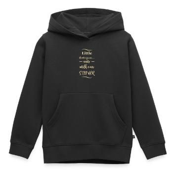 Drama Baby - Baby Sayings - Kids Premium Organic Hoodie - black - Front - AI Model Kid Male (0cm)