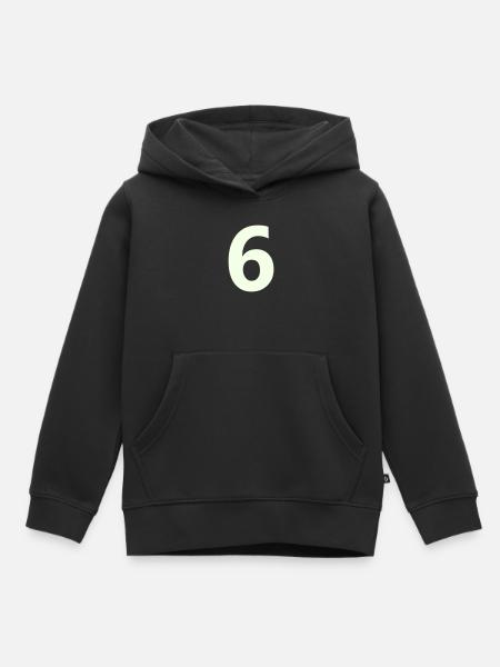 6- - Kinder Premium Organic Hoodie - Schwarz