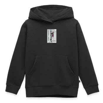 Karriereleiter Ratte Karikatur - Kinder Premium Organic Hoodie - Schwarz - Vorne - AI Model Kid Male (0cm)