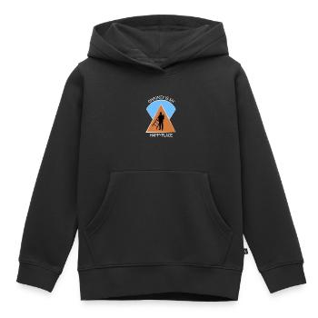 Ramoneur Ramoneur Ramoneur - Sweat Premium à capuche enfant bio - noir - Devant - AI Model Kid Male (0cm)