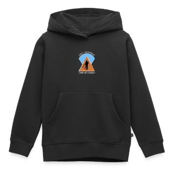 Ramoneur Ramoneur Ramoneur - Sweat Premium à capuche enfant bio - noir - Devant - AI Model Kid Male (0cm)