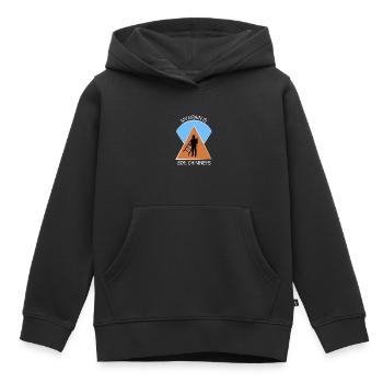 Ramoneur Ramoneur Ramoneur - Sweat Premium à capuche enfant bio - noir - Devant - AI Model Kid Male (0cm)