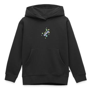 Université Marcel des sciences appliquées - Sweat Premium à capuche enfant bio - noir - Devant - AI Model Kid Male (0cm)