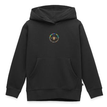 Thérapeute comportementaliste Thérapeute - Sweat Premium à capuche enfant bio - noir - Devant - AI Model Kid Male (0cm)