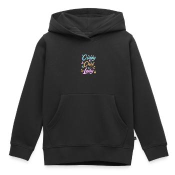 Chai Latte Tee trinken Teetrinker - Kinder Premium Organic Hoodie - Schwarz - Vorne - AI Model Kid Male (0cm)
