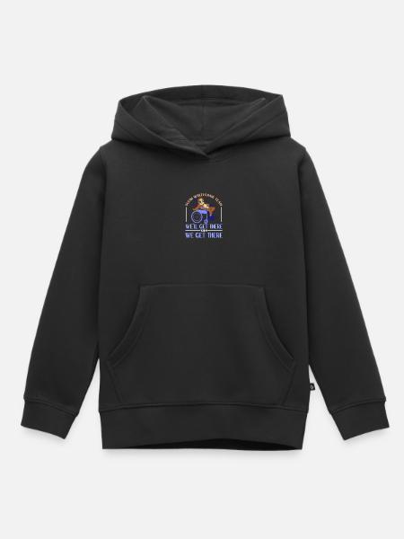 Rollstuhl Rollstuhlfahrer - Kinder Premium Organic Hoodie - Schwarz