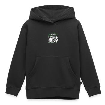 Rasenmähen Rasenmäher Gärtner - Kinder Premium Organic Hoodie - Schwarz - Vorne - AI Model Kid Male (0cm)