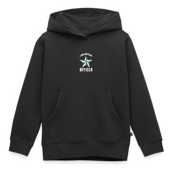 Rasenmähen Rasenmäher Gärtner - Kinder Premium Organic Hoodie - Schwarz - Vorne - AI Model Kid Male (0cm)