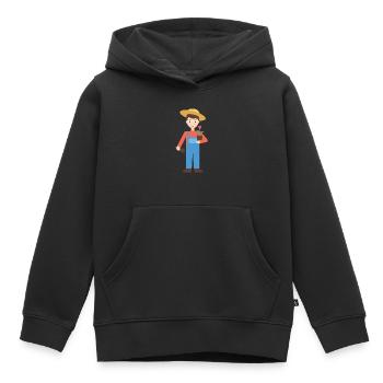 Gärtner - Kinder Premium Organic Hoodie - Schwarz - Vorne - AI Model Kid Male (0cm)
