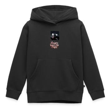 Comic Ausschnitt Style - Vampire Saves the Night - Kinder Premium Organic Hoodie - Schwarz - Vorne - AI Model Kid Male (0cm)