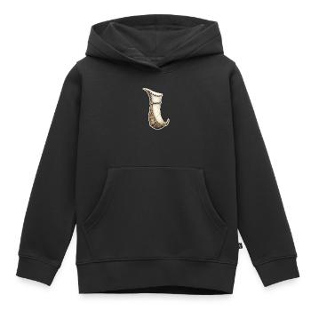 Viking Drinking Horn Fantasy RPG Shirt - Kids Premium Organic Hoodie - black - Front - AI Model Kid Male (0cm)