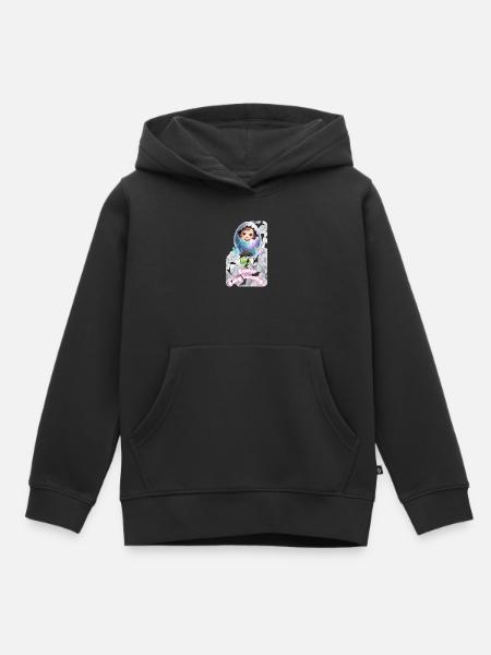 Osterknospe Baby-Ei Explosion - Kinder Premium Organic Hoodie - Schwarz