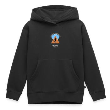 Ramoneur Ramoneur Ramoneur - Sweat Premium à capuche enfant bio - noir - Devant - AI Model Kid Male (0cm)