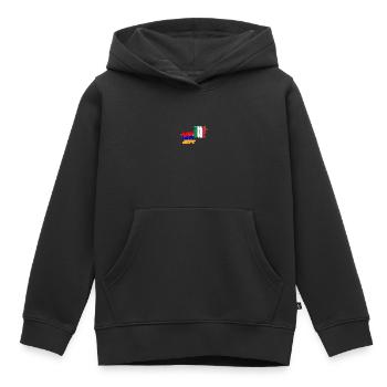 Arménie Italie Drapeau Arménie - Sweat Premium à capuche enfant bio - noir - Devant - AI Model Kid Male (0cm)