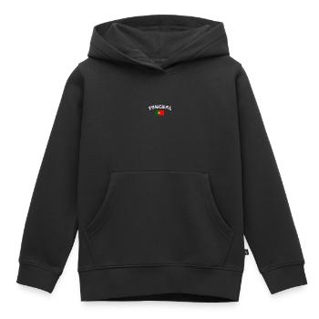 Funchal Portugal Portuguese Flag Portuguese - Kids Premium Organic Hoodie - black - Front - AI Model Kid Male (0cm)