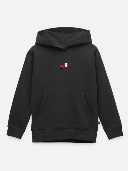 Angola Frankreich Flagge Angolaner - Kinder Premium Organic Hoodie - Schwarz