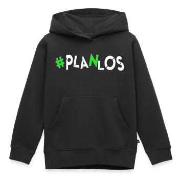 heute keine Idee kein Plan kopflos planlos - Kinder Premium Organic Hoodie - Schwarz - Vorne - AI Model Kid Male (0cm)