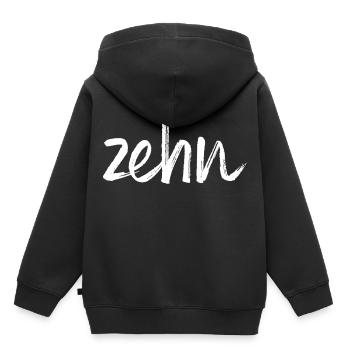 ten 10 birthday gift number - Kids Premium Organic Hoodie - black - Back - AI Model Kid Male (0cm)