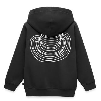 Chapeau Sombrero - Sweat Premium à capuche enfant bio - noir - Dos - AI Model Kid Male (0cm)