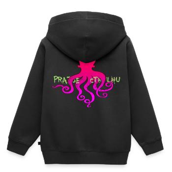 Cthulhu - Sweat Premium à capuche enfant bio - noir - Dos - AI Model Kid Male (0cm)