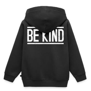 Freundlichkeit Christentum Vintage - Kinder Premium Organic Hoodie - Schwarz - Hinten - AI Model Kid Male (0cm)