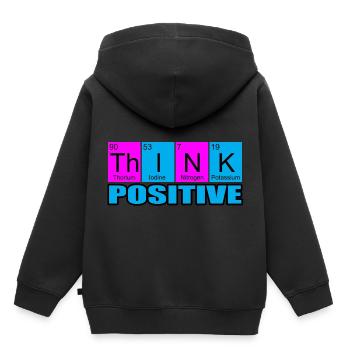 système périodique - Sweat Premium à capuche enfant bio - noir - Dos - AI Model Kid Male (0cm)