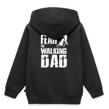 Vatertag Bester Vater Bester Papa Superdad Opa - Kinder Premium Organic Hoodie - Schwarz - Hinten - AI Model Kid Male (0cm)