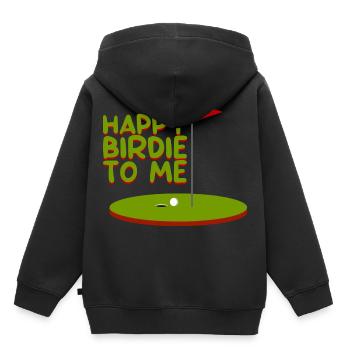 Happy Birdie To Me - Kids Premium Organic Hoodie - black - Back - AI Model Kid Male (0cm)