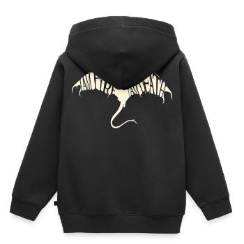 Der Hobbit Smaug Mit Zitat Rücken-Design - Kinder Premium Organic Hoodie - Schwarz - Hinten - AI Model Kid Male (0cm)
