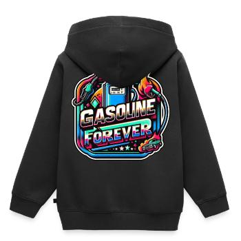 Essence Forever 17 - Sweat Premium à capuche enfant bio - noir - Dos - AI Model Kid Male (0cm)