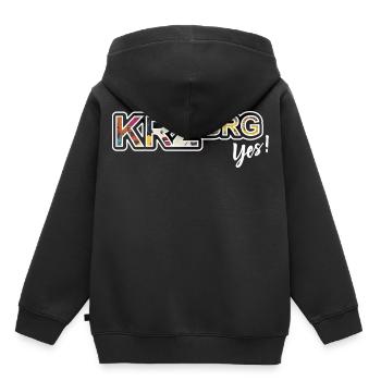 Kreuzberg - le coin décontracté de Berlin ! - Sweat Premium à capuche enfant bio - noir - Dos - AI Model Kid Male (0cm)