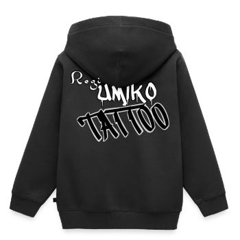 Regi Umiko Tattoo - Kinder Premium Organic Hoodie - Schwarz - Hinten - AI Model Kid Male (0cm)
