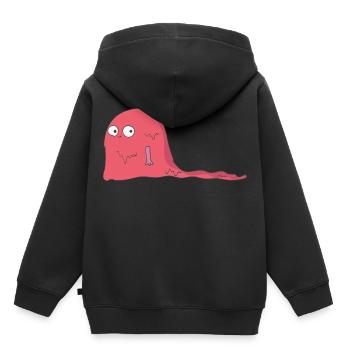 Slimy Monster - Kids Premium Organic Hoodie - black - Back - AI Model Kid Male (0cm)