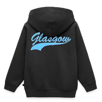 Glasgow - Sweat Premium à capuche enfant bio - noir - Dos - AI Model Kid Male (0cm)