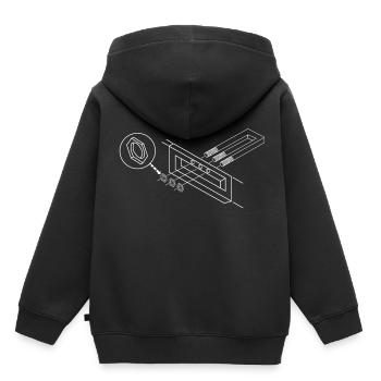 Impossible object illusion Optical illusion - Kids Premium Organic Hoodie - black - Back - AI Model Kid Male (0cm)