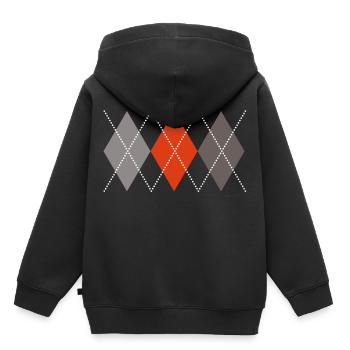 Argyle - Sweat Premium à capuche enfant bio - noir - Dos - AI Model Kid Male (0cm)