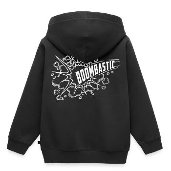 Boombastic - Sweat Premium à capuche enfant bio - noir - Dos - AI Model Kid Male (0cm)