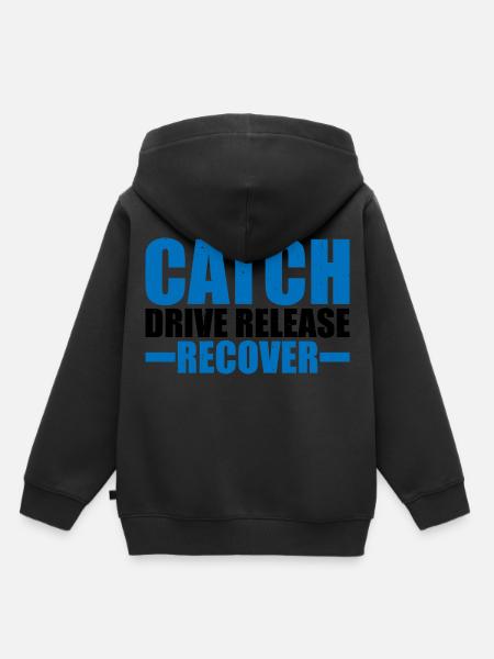 Catch Drive Release Recover 9 - Kinder Premium Organic Hoodie - Schwarz