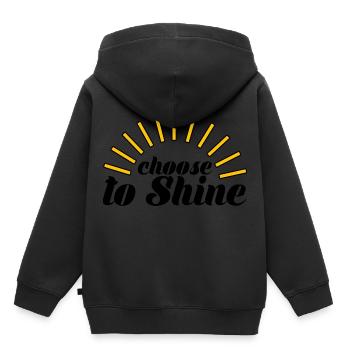 Choisissez de briller - Sweat Premium à capuche enfant bio - noir - Dos - AI Model Kid Male (0cm)