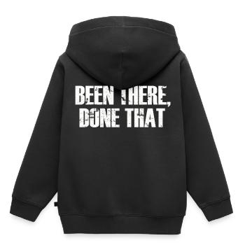 Été fait cela - Sweat Premium à capuche enfant bio - noir - Dos - AI Model Kid Male (0cm)