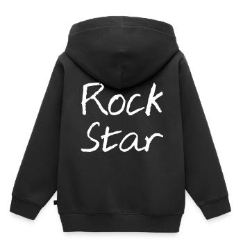 musicien - Sweat Premium à capuche enfant bio - noir - Dos - AI Model Kid Male (0cm)