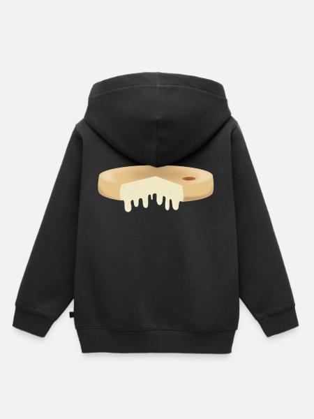 reblochon - Sweat Premium à capuche enfant bio - noir