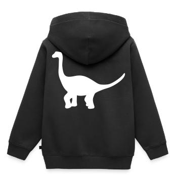 Dinosaur brachiosaurus gift - Kids Premium Organic Hoodie - black - Back - AI Model Kid Male (0cm)