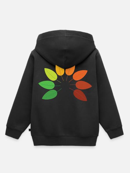 Herbst ! - Kinder Premium Organic Hoodie - Schwarz