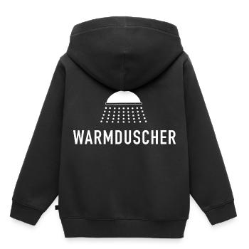 Warm shower - Kids Premium Organic Hoodie - black - Back - AI Model Kid Male (0cm)