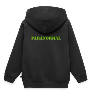 Paranormal - Kinder Premium Organic Hoodie - Schwarz - Hinten - AI Model Kid Male (0cm)