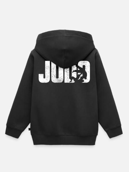 Judo - Kinder Premium Organic Hoodie - Schwarz