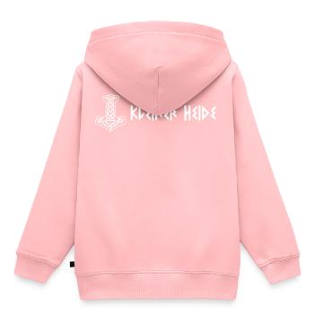 Kleiner Heide - Kinder Premium Organic Hoodie - Rosa - Hinten - AI Model Kid Female (0cm)