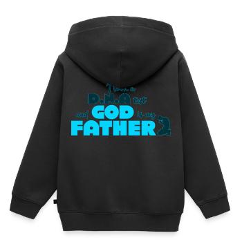 I Took A DNA Test And God Is My Father 14 - Kinder Premium Organic Hoodie - Schwarz - Hinten - AI Model Kid Male (0cm)